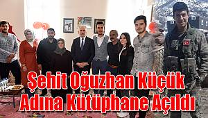 Şehit Oğuzhan Küçük adına kütüphane açıldı