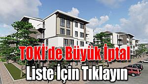 Karaman TOKİ'de büyük iptal