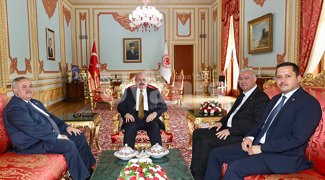 AK Parti'den TBMM Başkanı Şentop'a ziyaret