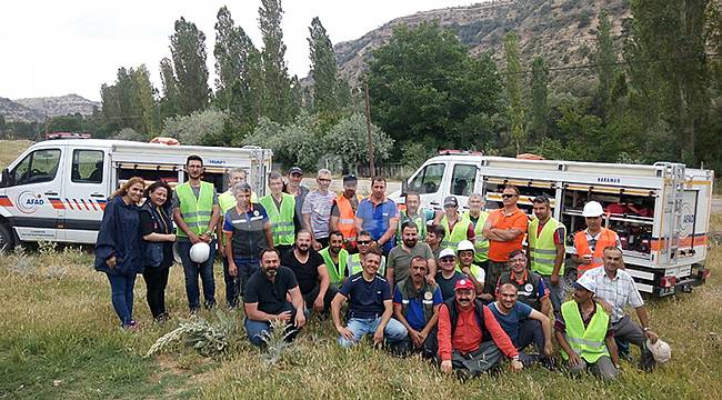 Eğitimcilere arama ve kurtarma eğitimi verildi