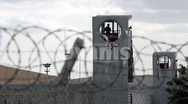 Karaman'da 5 mahkum cezaevinden firar etti