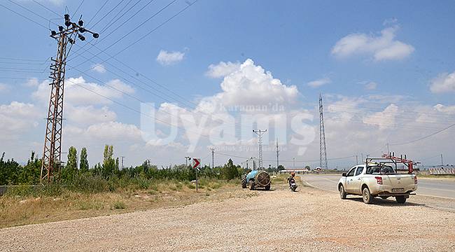 Karaman'da elektrik akımına kapılan işçi yaralandı