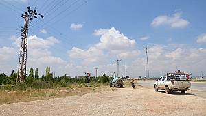 Karaman'da elektrik akımına kapılan işçi yaralandı