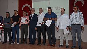 Karaman'da en çok kan bağışlayanlara ödül