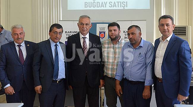 Karaman'da sezonun ilk buğdayı kilogramı 20 TL'den satıldı
