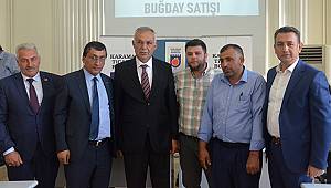 Karaman'da sezonun ilk buğdayı kilogramı 20 TL'den satıldı