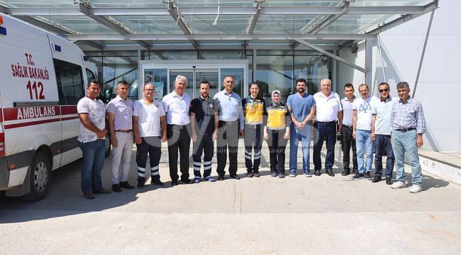 Kazımkarabekir Hastanesini ziyaret ettiler