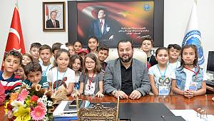 Miniklerden Rektör Akgül’e ziyaret