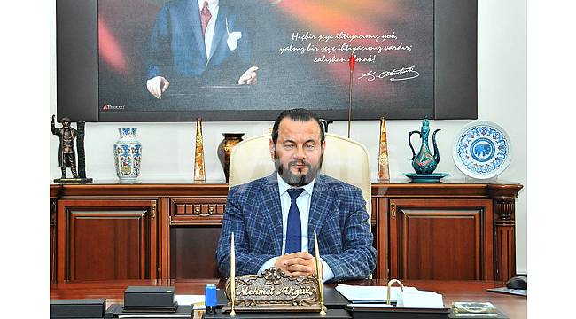 Rektör Akgül'den kutlama mesajı