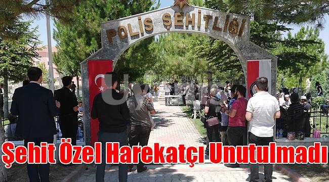 Şehit özel harekatçı unutulmadı