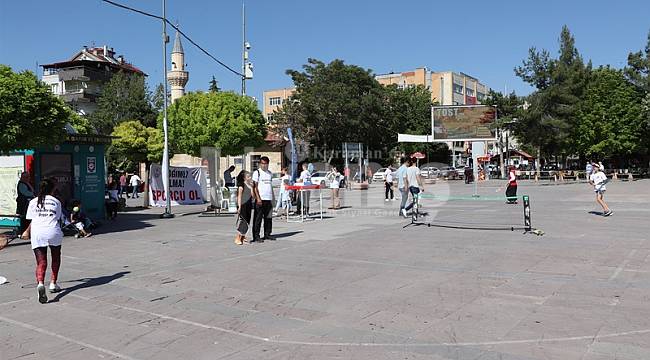 Spor yaparak uyuşturucuya hayır dediler
