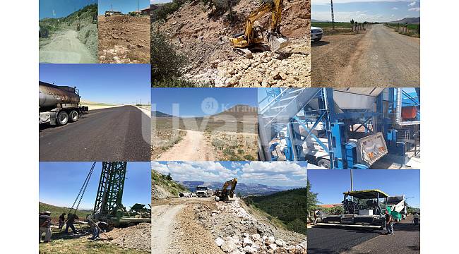 Yol çalışmalarında son durumu
