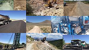 Yol çalışmalarında son durumu