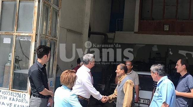 Zorlu, sanayi esnafının sorunlarını yerinde dinledi