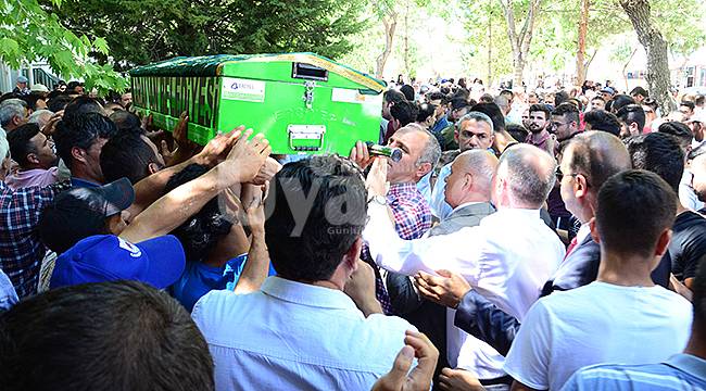 Barajda boğulan gencin cenazesi toprağa verildi