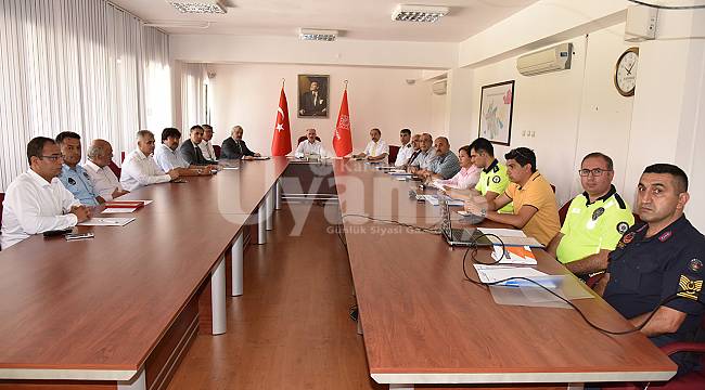 Karaman'da trafik değerlendirme toplantısı yapıldı