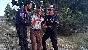 Kayıp yaşlı adam arazide bulundu