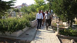 Kazalpa Mezarlığında çevre düzenleme çalışması yapıldı
