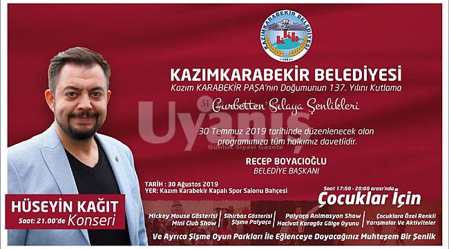 Kazımkarabekir'de Gurbetten Sılaya Şenlikleri