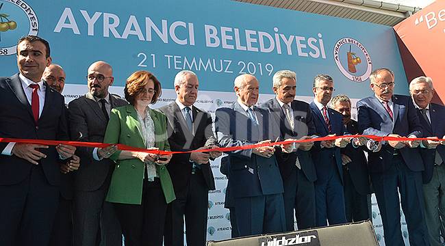 MHP Lideri Bahçeli Ayrancı İlçesini ziyaret etti