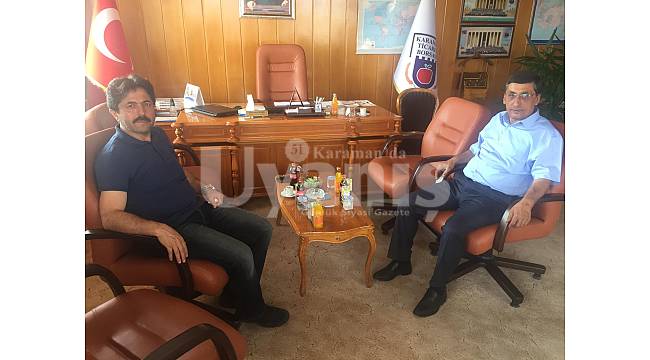 Osman Sağlam'dan başkan Çavaş'a ziyaret