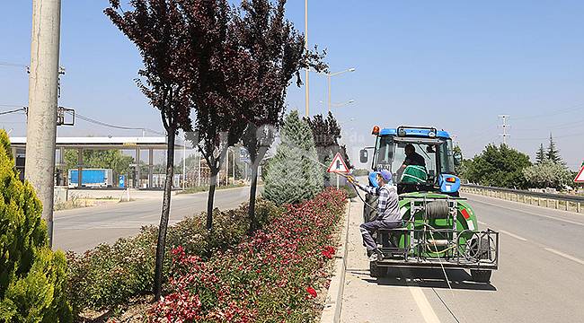 Park ve Bahçelerde çalışmalar devam ediyor