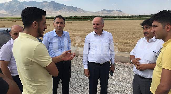 Vali Meral yol yapım çalışmalarını inceledi