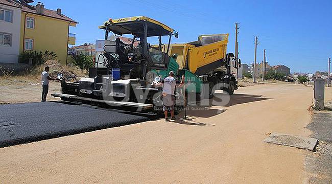 Karaman'da asfalt ve yol bakım çalışmaları