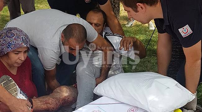 Karaman'da bıçaklı kavga: 1 yaralı