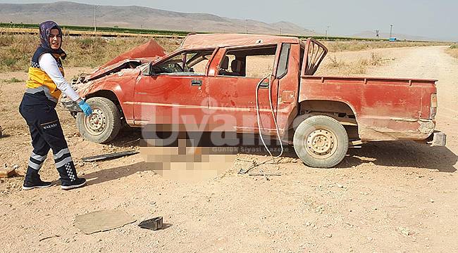 Karaman'da kullandığı aracın altında kalarak can verdi