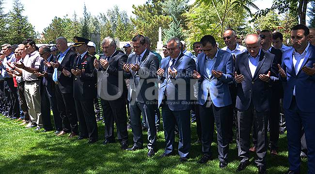 Karaman'da şehitlik ziyaret edildi