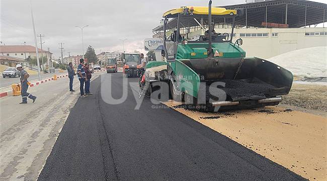 Karaman'da sokak ve caddeler asfaltlanıyor