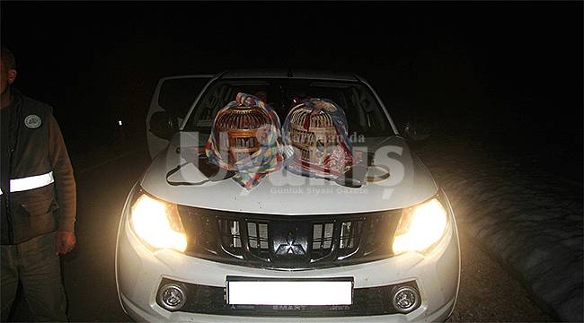 Karaman'da usulsüz av yapan 14 kişiye 36 bin lira ceza