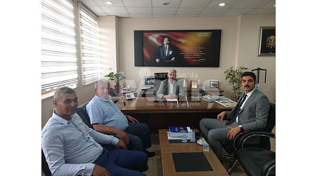 Kaymakam Atak'tan Başkan Kapar'a ziyaret