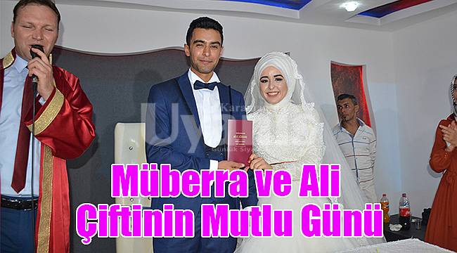 Müberra ve Ali çiftinin mutlu günü