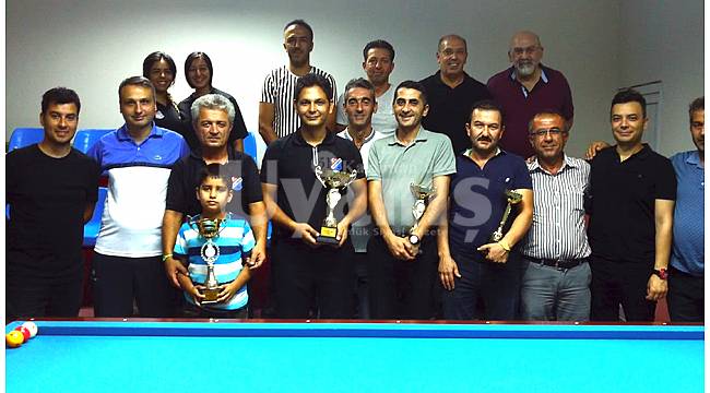 3 bant bilardo da kupalar sahiplerini buldu