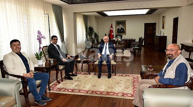 AA Bölge Müdürü Süt’ten Vali Meral’e Ziyaret