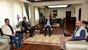 AA Bölge Müdürü Süt’ten Vali Meral’e Ziyaret