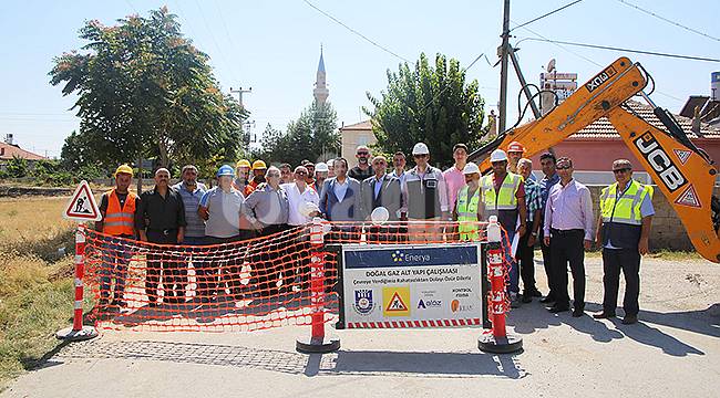 Atatürk Mahallesi'ne Doğalgaz Hayırlı Olsun