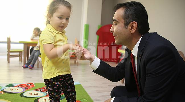 Başkan Kalaycı'dan Anaokuluna Ziyaret