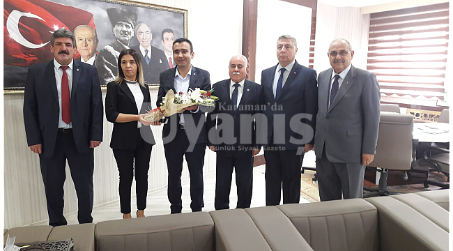 Başkan Kalaycı'ya ziyaret