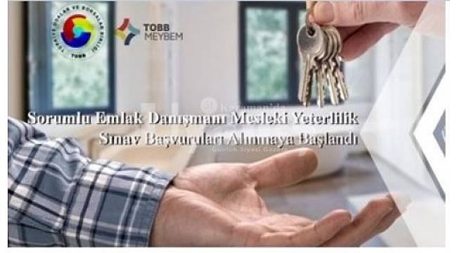 Emlakçılık Yeterlilik Belgesi Başvuruları Başladı