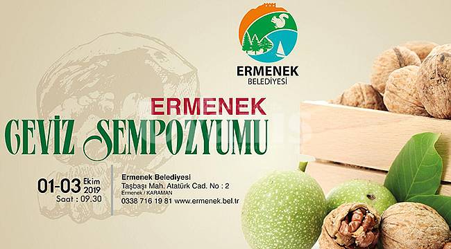 Ermenek Ceviz Sempozyumu Başlıyor