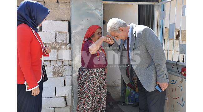 Hastalara çatkapı ziyaret