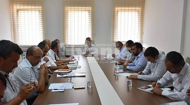 İlçe Milli Eğitim Müdürleri Toplantısı Gerçekleştirildi