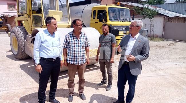 Kapar, devam eden çalışmaları anlattı