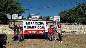 Karalgazi Köyünde Mermer Ocağı Eylemi