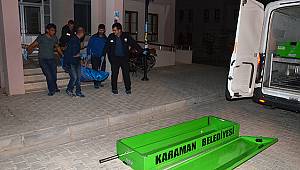 Karaman'da merdiven boşluğuna düşen şahıs öldü