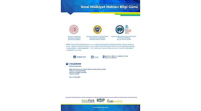 KTSO'da "Sınai Mülkiyet Hakları Bilgi Günü" düzenlenecek