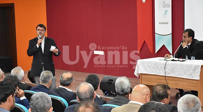 Çalışkan, Eğitim Yöneticileriyle Bir Araya Geldi